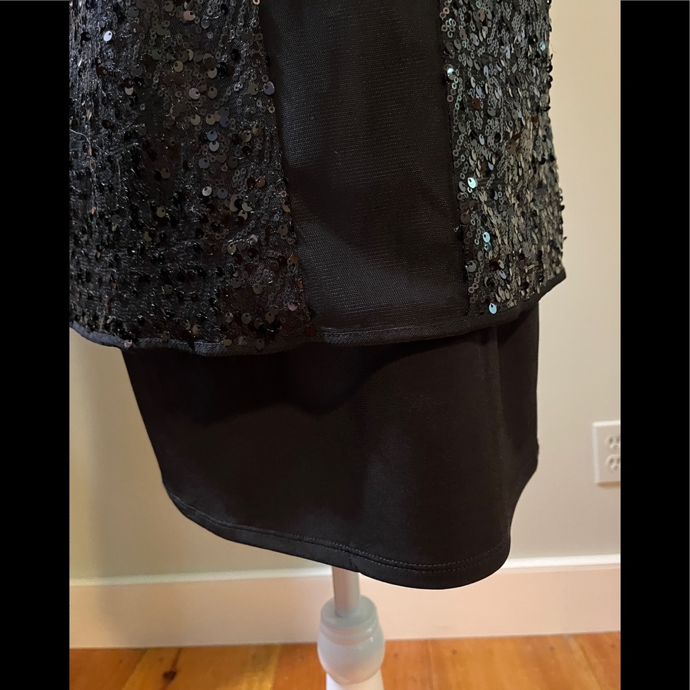 Laundry by Design Black Sequin Dress - Picture 5 of 8